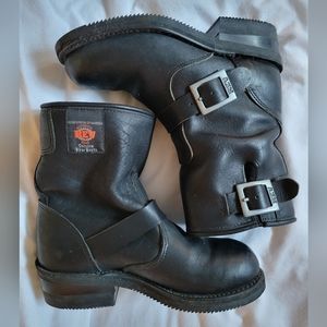 REV Gear Genuine Motorcycle Biker Boots